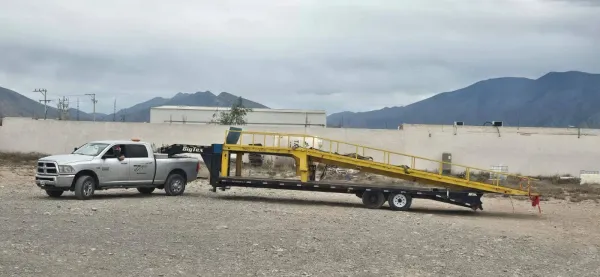 Transporte de rampa industrial