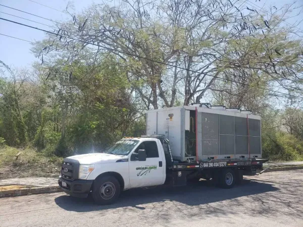 Transporte de equipo de enfriamiento